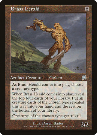 Brass Herald [Apocalypse] | Eastridge Sports Cards & Games