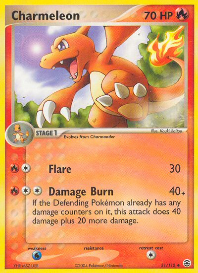 Charmeleon (31/112) [EX: FireRed & LeafGreen] | Eastridge Sports Cards & Games