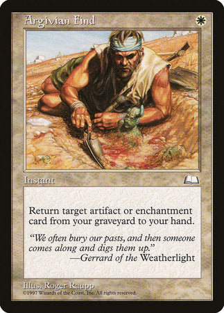 Argivian Find [Weatherlight] | Eastridge Sports Cards & Games