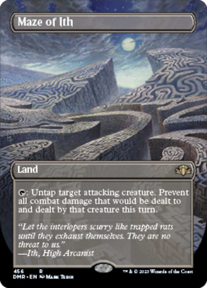 Maze of Ith (Borderless Alternate Art) [Dominaria Remastered] | Eastridge Sports Cards & Games