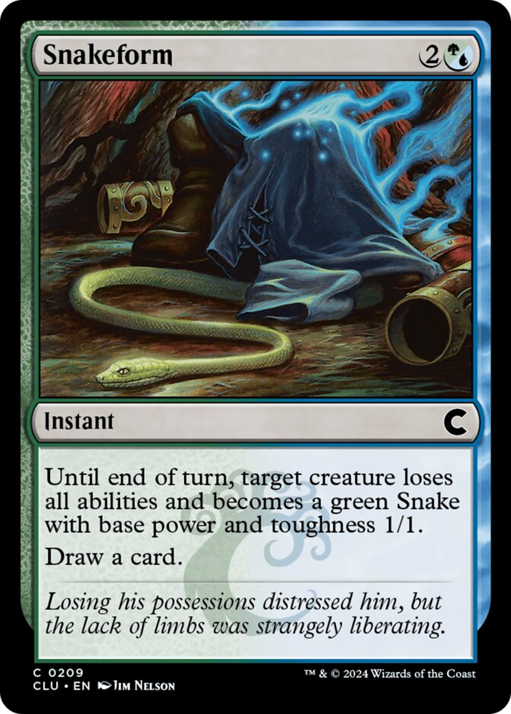 Snakeform [Ravnica: Clue Edition] | Eastridge Sports Cards & Games