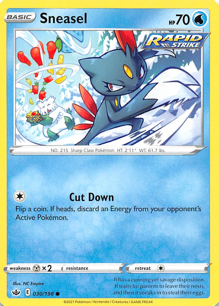 Sneasel (030/198) [Sword & Shield: Chilling Reign] | Eastridge Sports Cards & Games