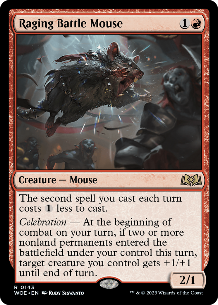 Raging Battle Mouse [Wilds of Eldraine] | Eastridge Sports Cards & Games