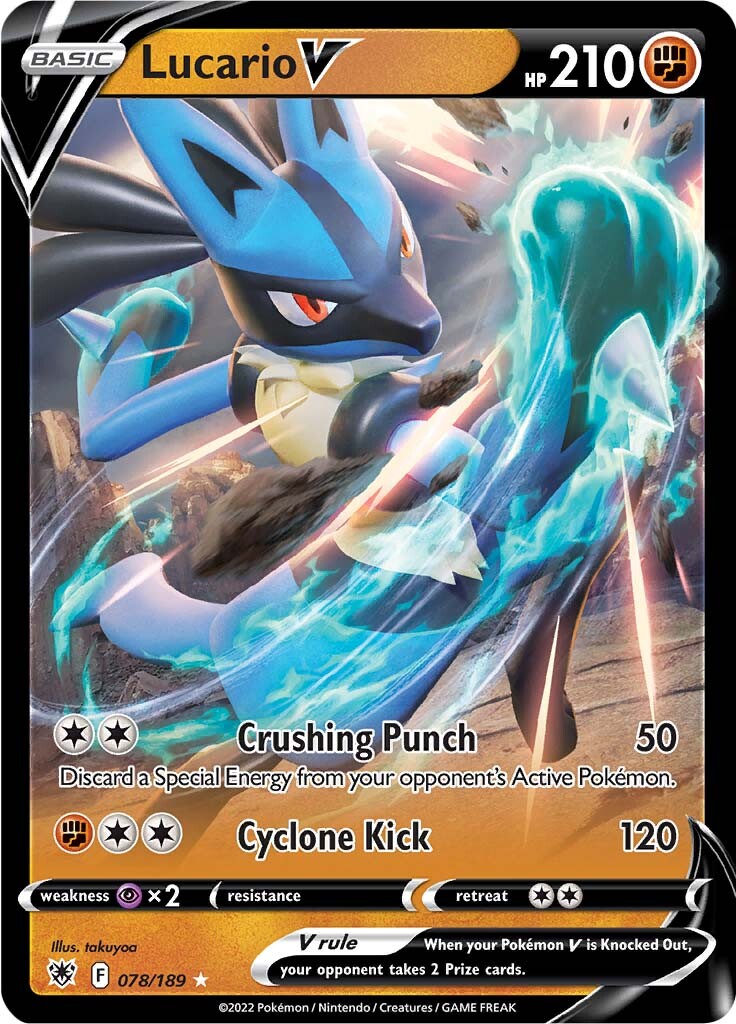 Lucario V (078/189) [Sword & Shield: Astral Radiance] | Eastridge Sports Cards & Games