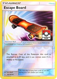 Escape Board (122/156) (League Promo) [Sun & Moon: Ultra Prism] | Eastridge Sports Cards & Games