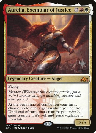 Aurelia, Exemplar of Justice [Guilds of Ravnica Promos] | Eastridge Sports Cards & Games