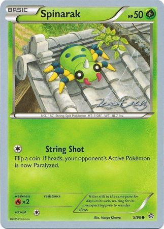 Spinarak (5/98) (Bebe - Jesper Eriksen) [World Championships 2016] | Eastridge Sports Cards & Games