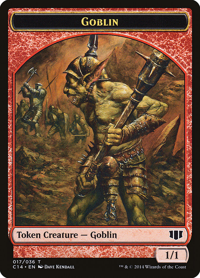 Goblin // Goat Double-sided Token [Commander 2014 Tokens] | Eastridge Sports Cards & Games