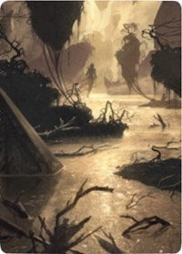 Murkwater Pathway Art Card [Zendikar Rising Art Series] | Eastridge Sports Cards & Games