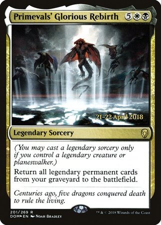 Primevals' Glorious Rebirth [Dominaria Promos] | Eastridge Sports Cards & Games