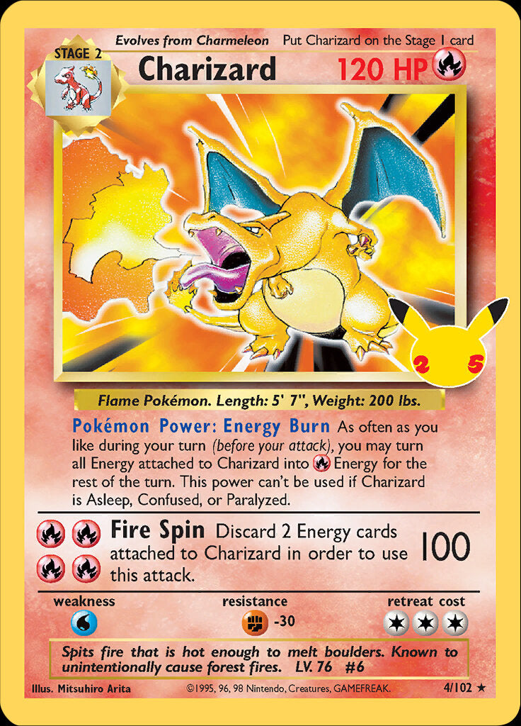 Charizard (4/102) [Celebrations: 25th Anniversary - Classic Collection] | Eastridge Sports Cards & Games