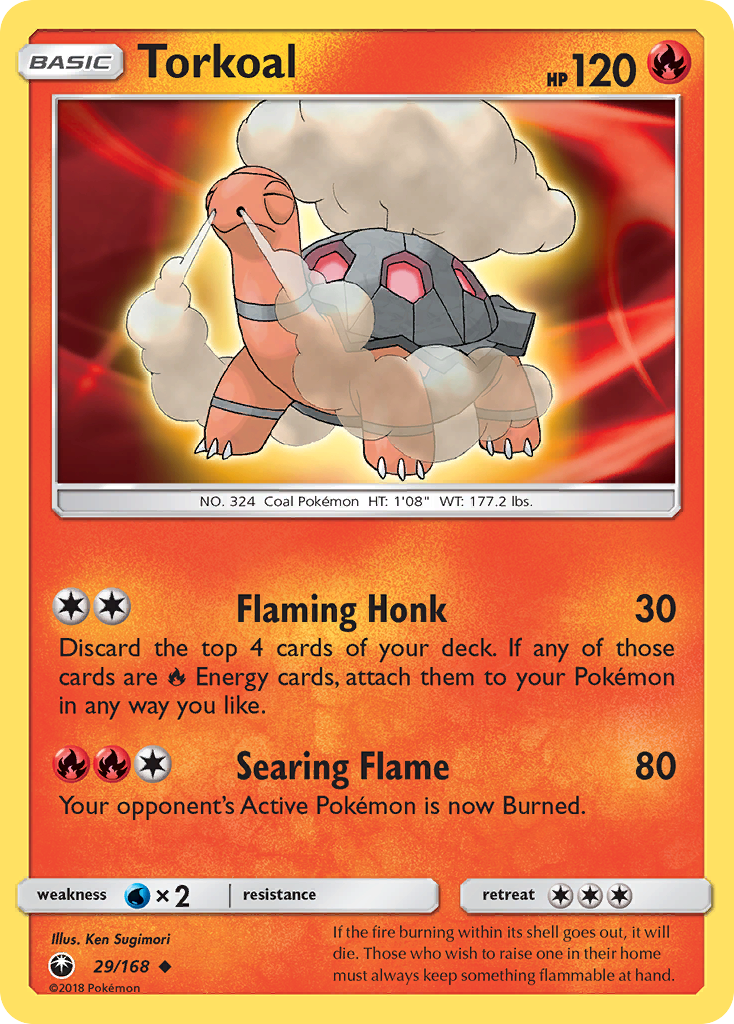 Torkoal (29/168) [Sun & Moon: Celestial Storm] | Eastridge Sports Cards & Games