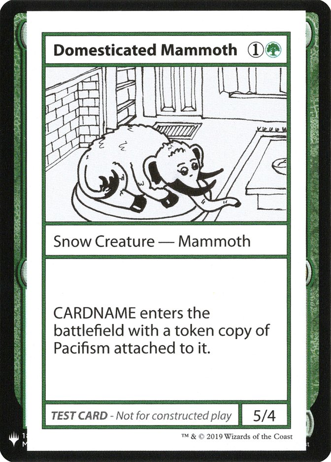 Domesticated Mammoth [Mystery Booster Playtest Cards] | Eastridge Sports Cards & Games