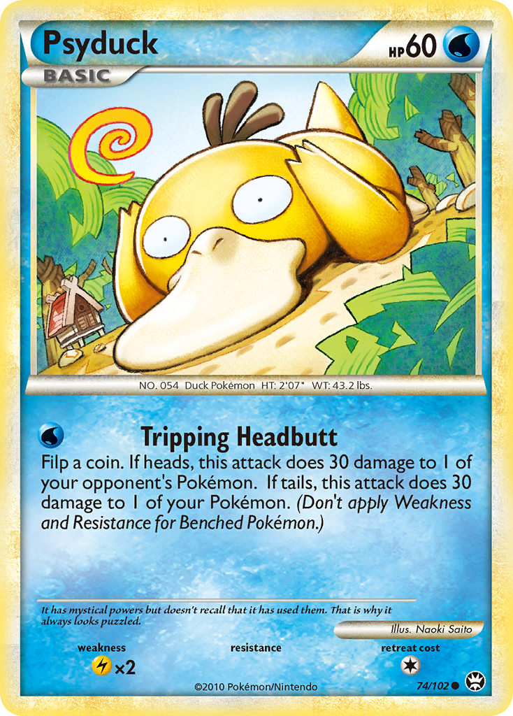 Psyduck (74/102) [HeartGold & SoulSilver: Triumphant] | Eastridge Sports Cards & Games