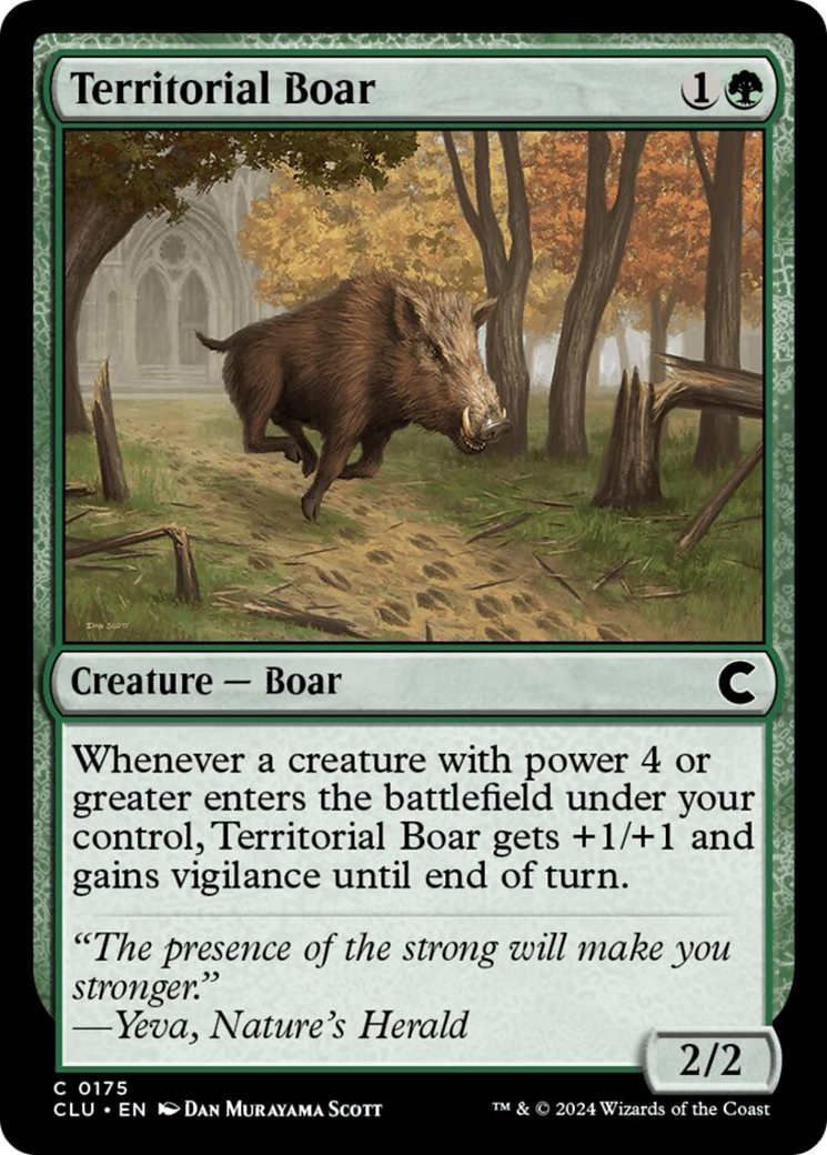 Territorial Boar [Ravnica: Clue Edition] | Eastridge Sports Cards & Games
