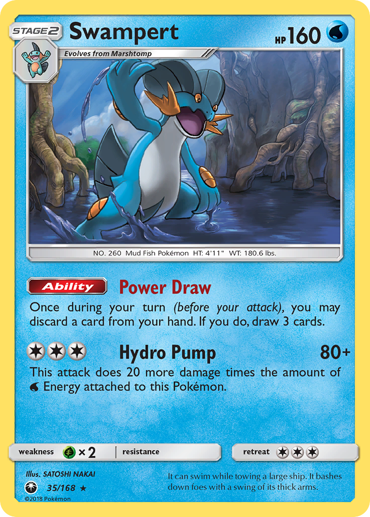 Swampert (35/168) [Sun & Moon: Celestial Storm] | Eastridge Sports Cards & Games