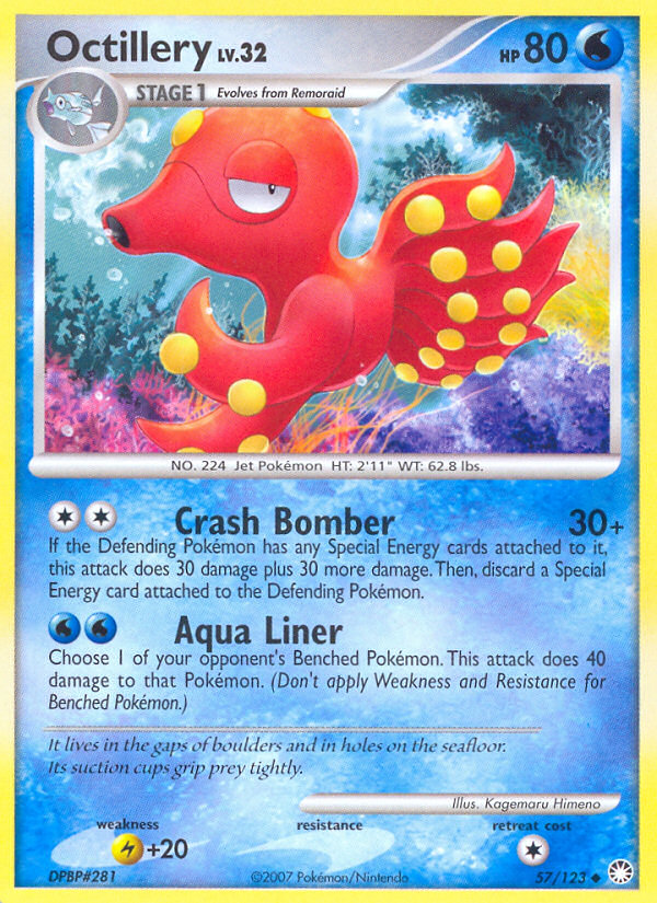 Octillery (57/123) [Diamond & Pearl: Mysterious Treasures] | Eastridge Sports Cards & Games