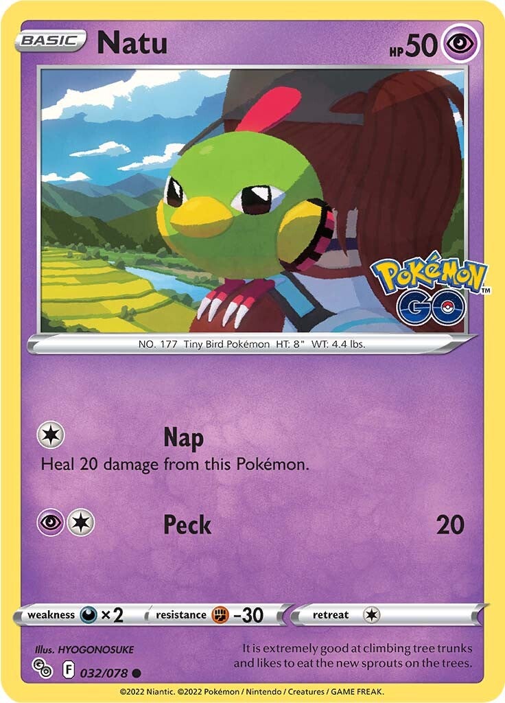 Natu (032/078) [Pokémon GO] | Eastridge Sports Cards & Games