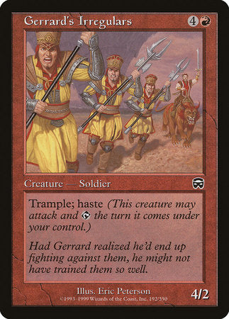 Gerrard's Irregulars [Mercadian Masques] | Eastridge Sports Cards & Games