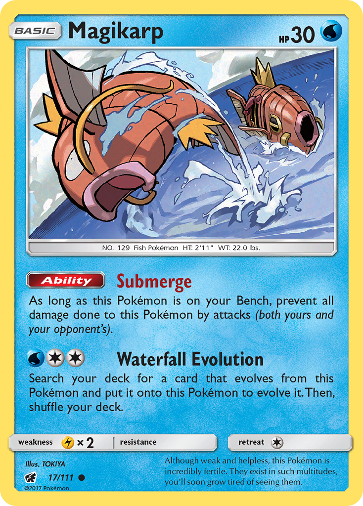 Magikarp (17/111) [Sun & Moon: Crimson Invasion] | Eastridge Sports Cards & Games