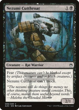 Nezumi Cutthroat [Masters 25] | Eastridge Sports Cards & Games