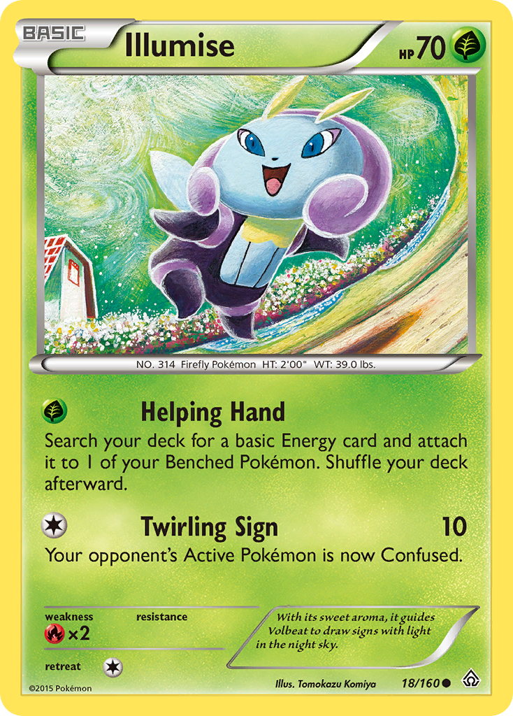 Illumise (18/160) [XY: Primal Clash] | Eastridge Sports Cards & Games