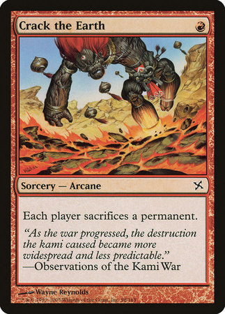 Crack the Earth [Betrayers of Kamigawa] | Eastridge Sports Cards & Games