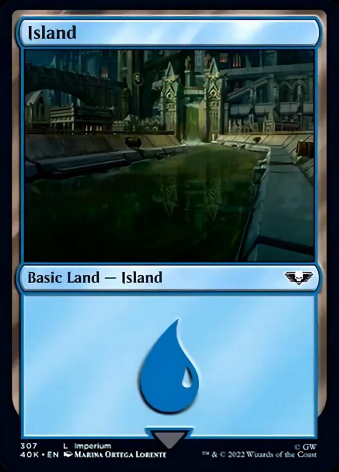 Island (307) [Universes Beyond: Warhammer 40,000] | Eastridge Sports Cards & Games