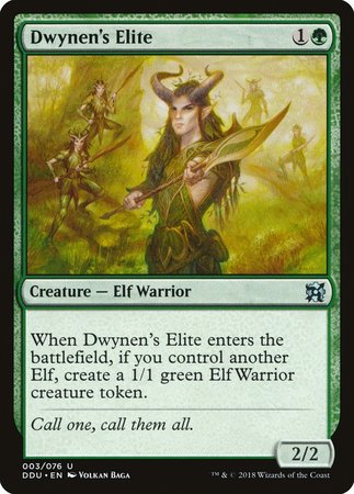 Dwynen's Elite [Duel Decks: Elves vs. Inventors] | Eastridge Sports Cards & Games