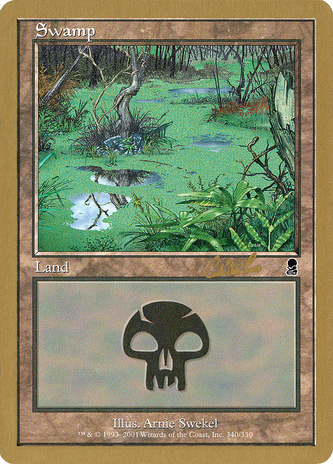 Swamp (cr340) (Carlos Romao) [World Championship Decks 2002] | Eastridge Sports Cards & Games