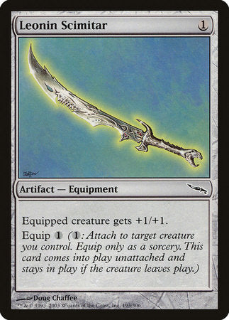 Leonin Scimitar [Mirrodin] | Eastridge Sports Cards & Games