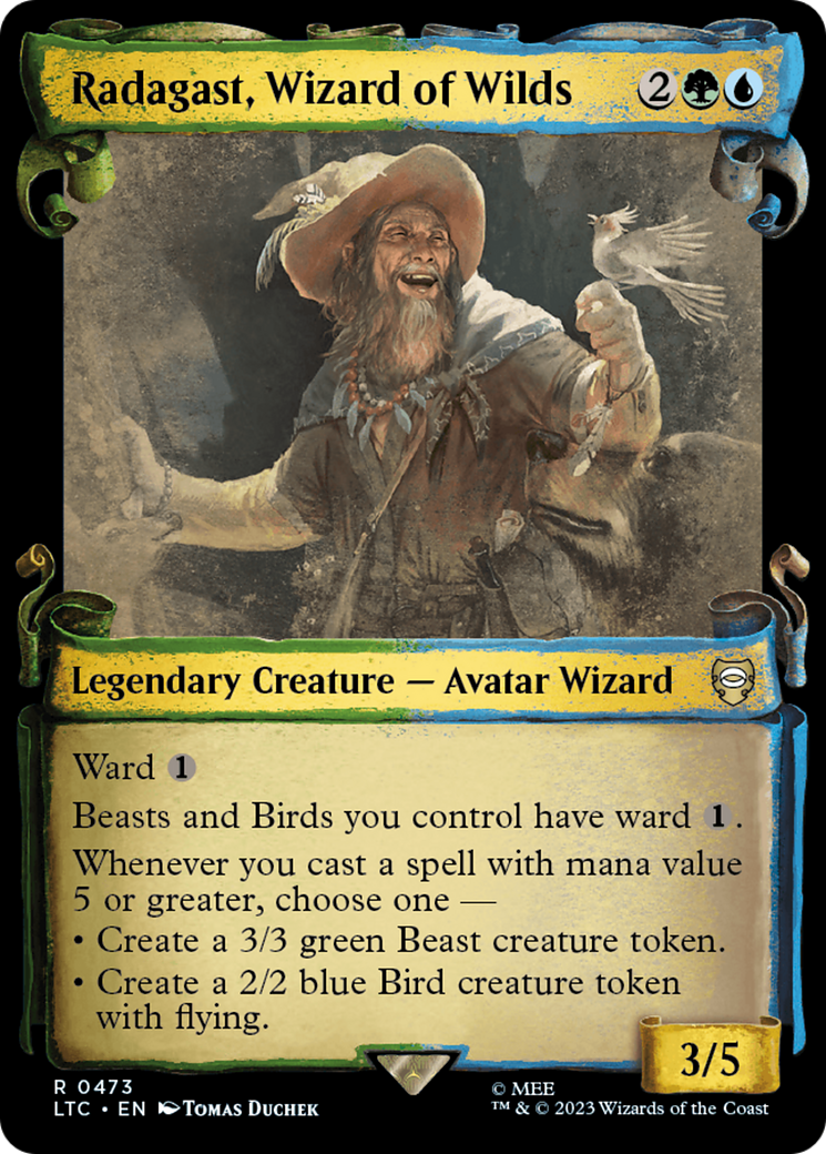 Radagast, Wizard of Wilds [The Lord of the Rings: Tales of Middle-Earth Commander Showcase Scrolls] | Eastridge Sports Cards & Games