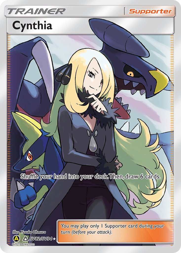 Cynthia (SV82/SV94) [Sun & Moon: Hidden Fates - Shiny Vault] | Eastridge Sports Cards & Games