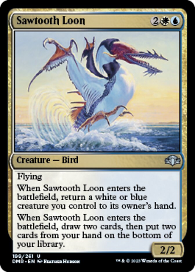 Sawtooth Loon [Dominaria Remastered] | Eastridge Sports Cards & Games