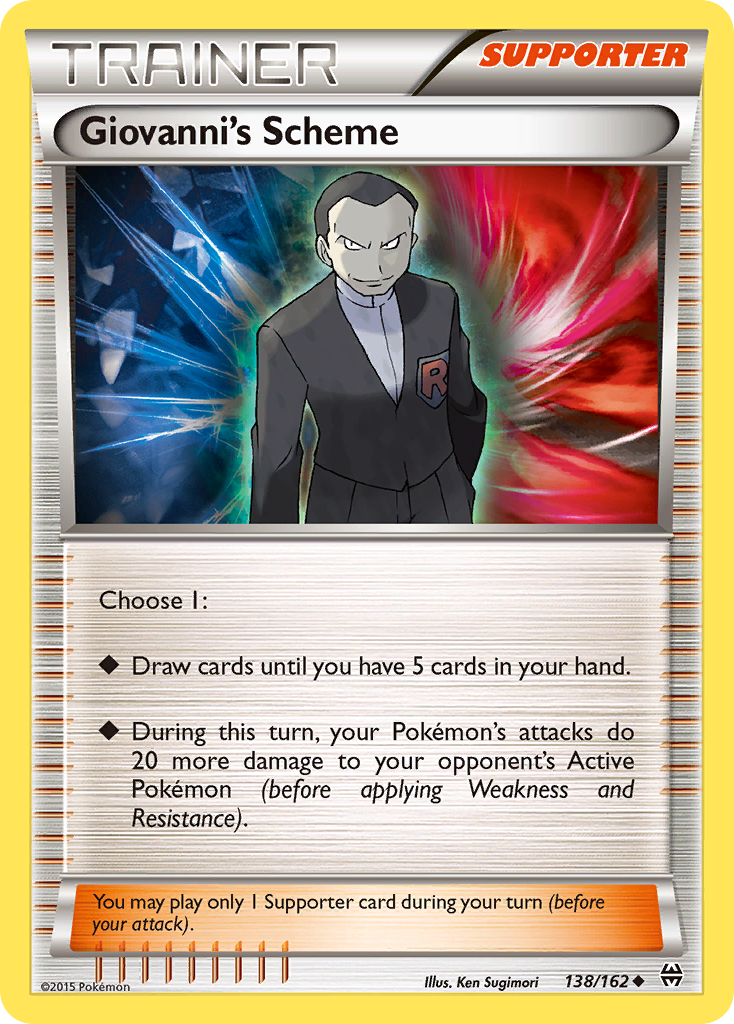 Giovanni's Scheme (138/162) [XY: BREAKthrough] | Eastridge Sports Cards & Games