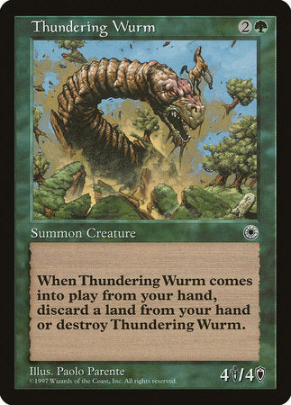 Thundering Wurm [Portal] | Eastridge Sports Cards & Games