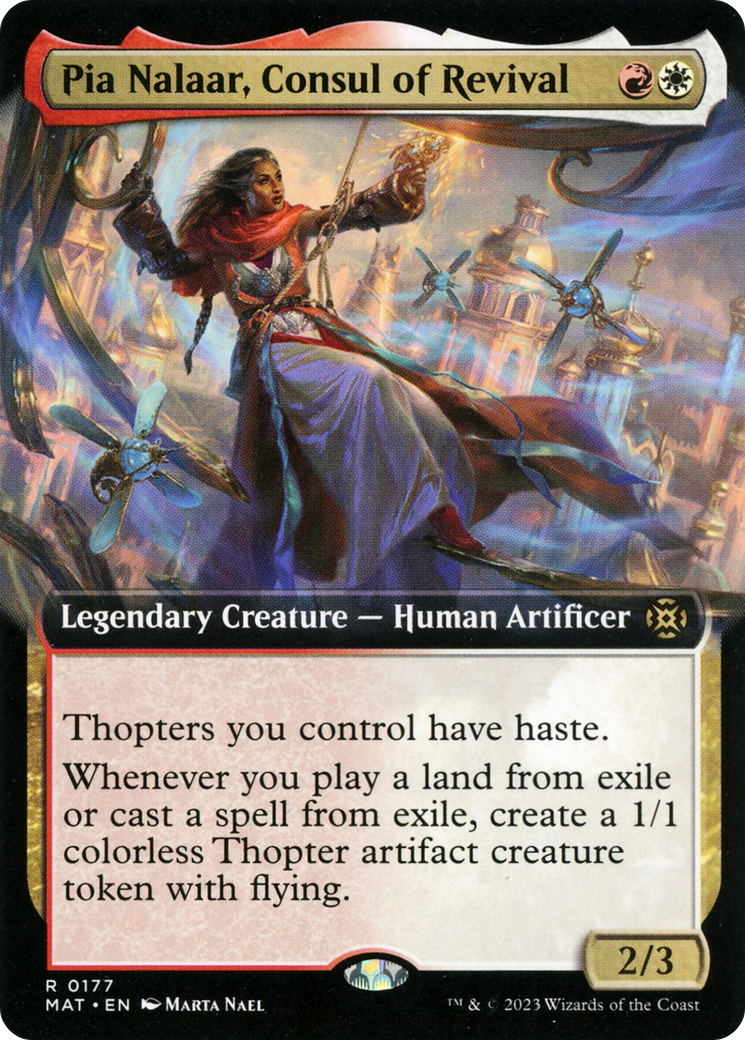 Pia Nalaar, Consul of Revival (Extended Art) [March of the Machine: The Aftermath] | Eastridge Sports Cards & Games