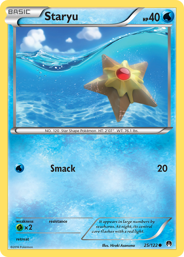 Staryu (25/122) [XY: BREAKpoint] | Eastridge Sports Cards & Games