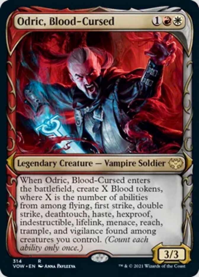 Odric, Blood-Cursed (Showcase Fang Frame) [Innistrad: Crimson Vow] | Eastridge Sports Cards & Games