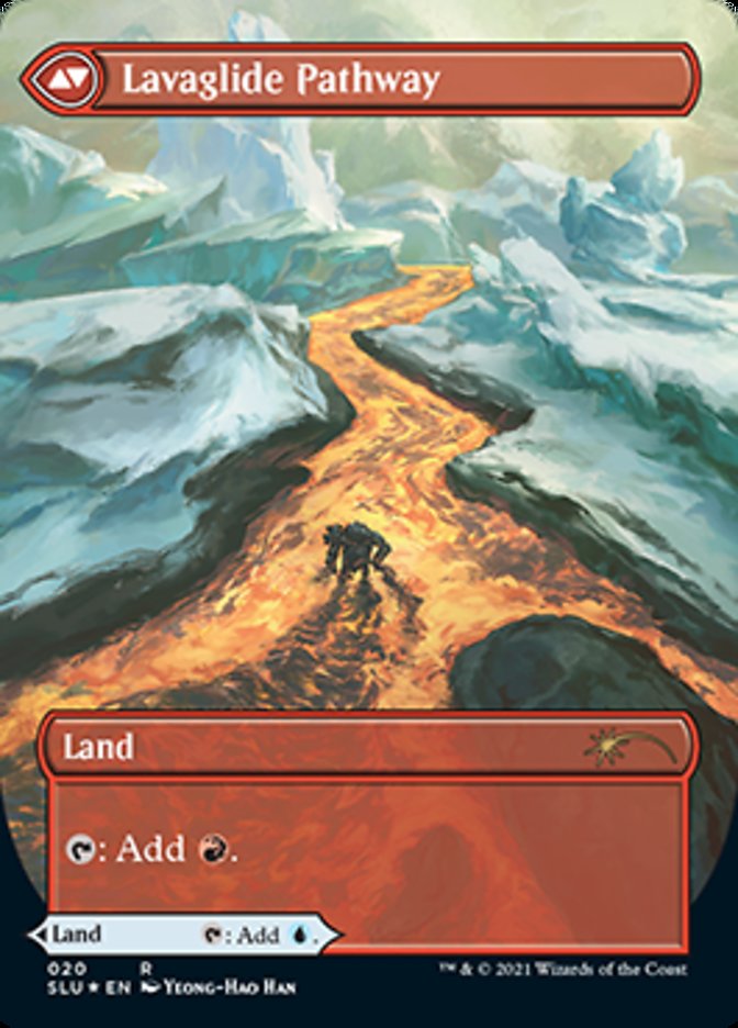 Riverglide Pathway // Lavaglide Pathway (Borderless) [Secret Lair: Ultimate Edition] | Eastridge Sports Cards & Games