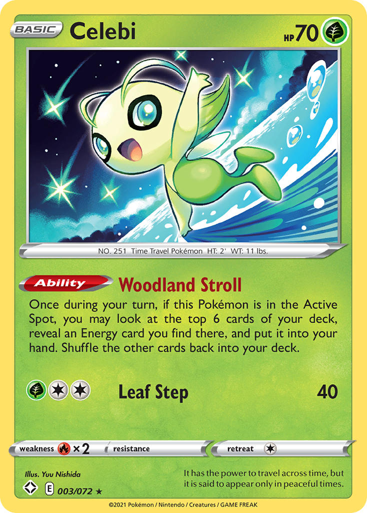 Celebi (003/072) [Sword & Shield: Shining Fates] | Eastridge Sports Cards & Games