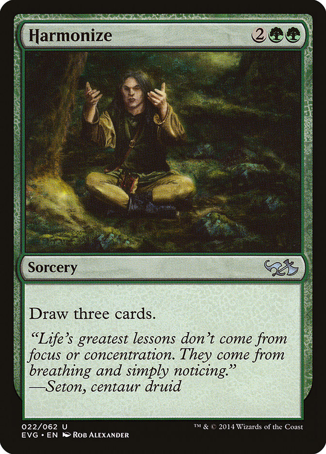 Harmonize (Elves vs. Goblins) [Duel Decks Anthology] | Eastridge Sports Cards & Games
