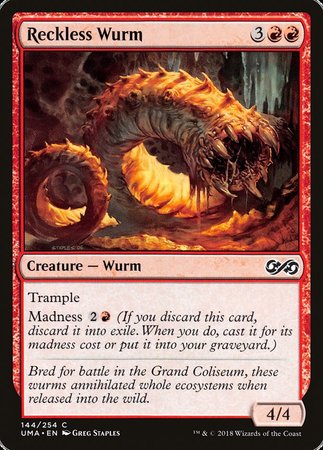 Reckless Wurm [Ultimate Masters] | Eastridge Sports Cards & Games