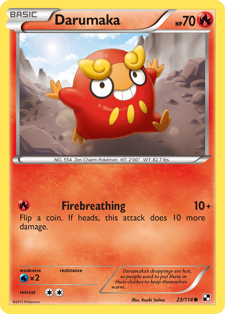 Darumaka (23/114) [Black & White: Base Set] | Eastridge Sports Cards & Games