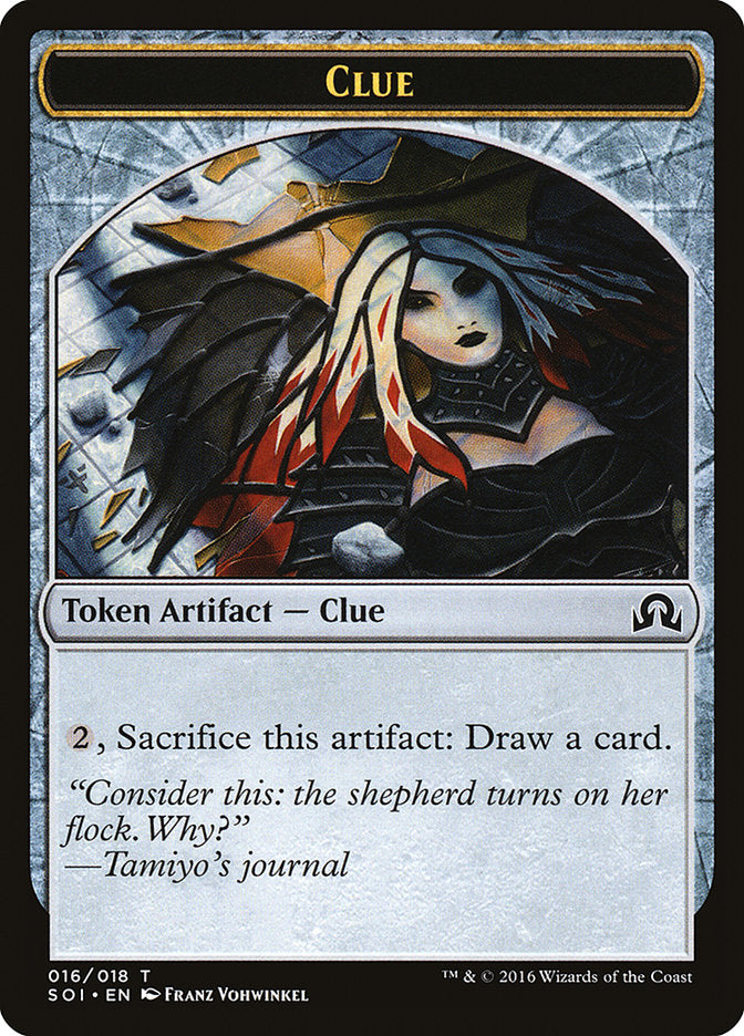 Clue (016/018) [Shadows over Innistrad Tokens] | Eastridge Sports Cards & Games