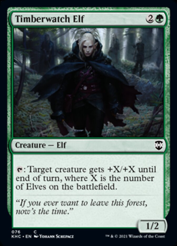 Timberwatch Elf [Kaldheim Commander] | Eastridge Sports Cards & Games