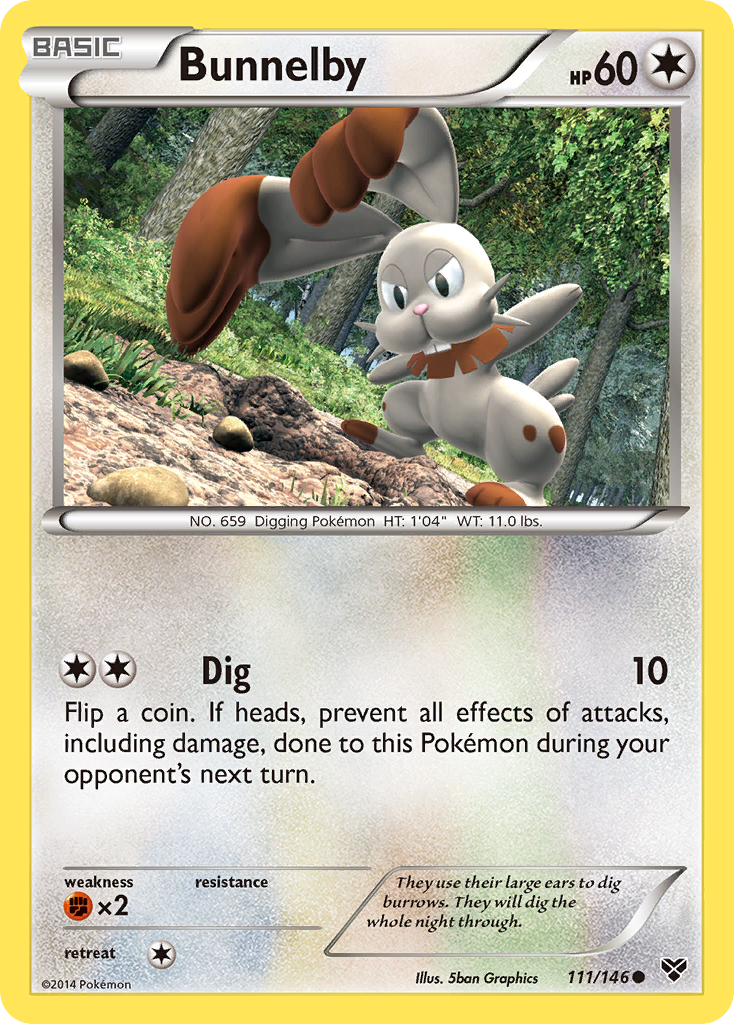 Bunnelby (111/146) [XY: Base Set] | Eastridge Sports Cards & Games