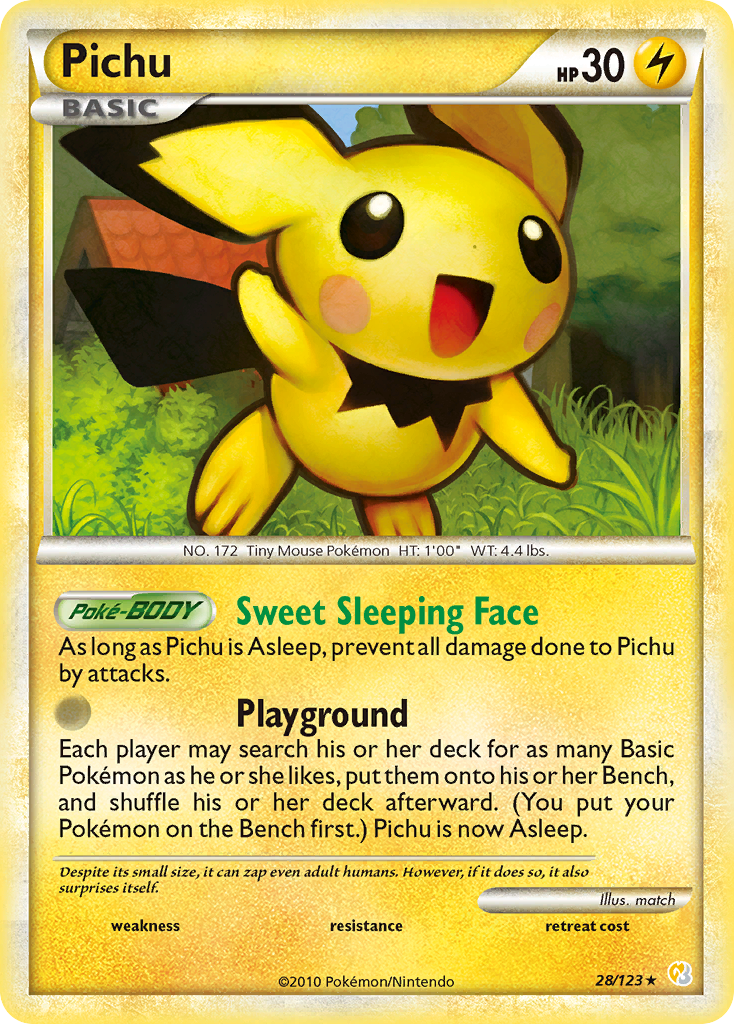 Pichu (28/123) [HeartGold & SoulSilver: Base Set] | Eastridge Sports Cards & Games