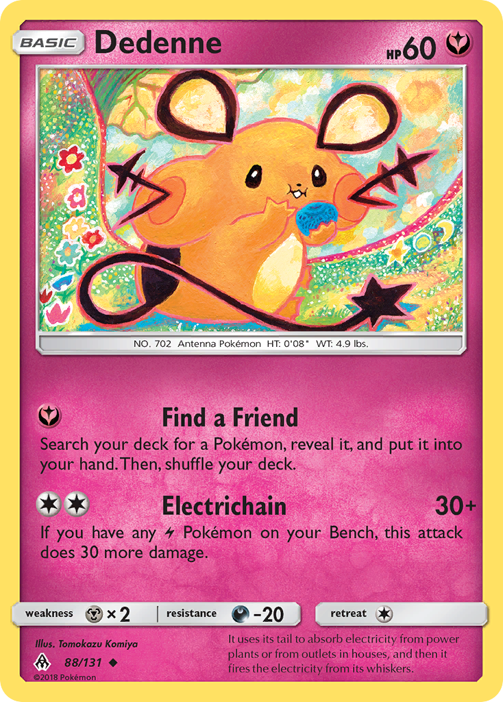 Dedenne (88/131) [Sun & Moon: Forbidden Light] | Eastridge Sports Cards & Games