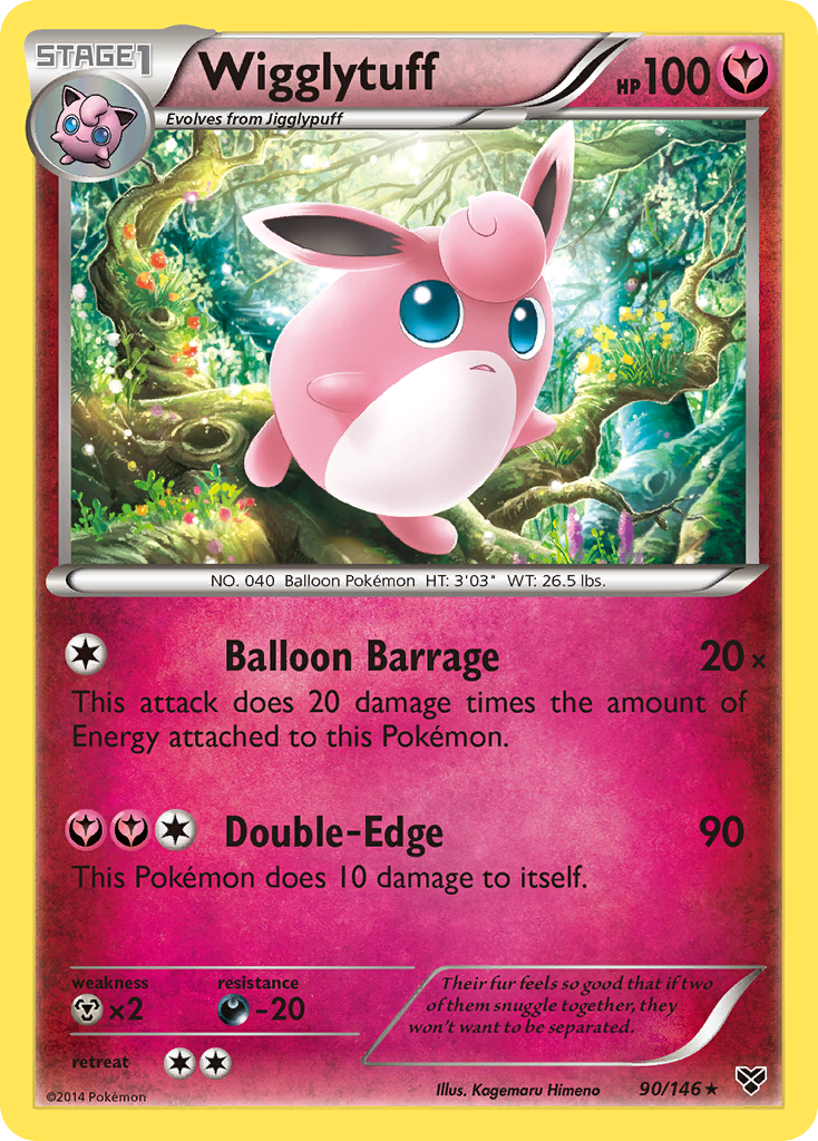 Wigglytuff (90/146) [XY: Base Set] | Eastridge Sports Cards & Games